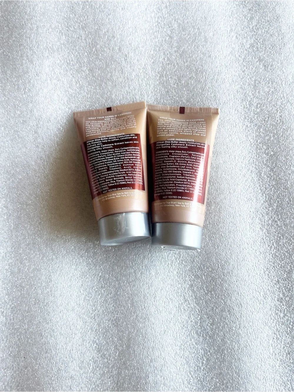 True‎ Blue Spa Shea Cashmere & Silk Hand Cream Bath & Body Works 1 oz RARE